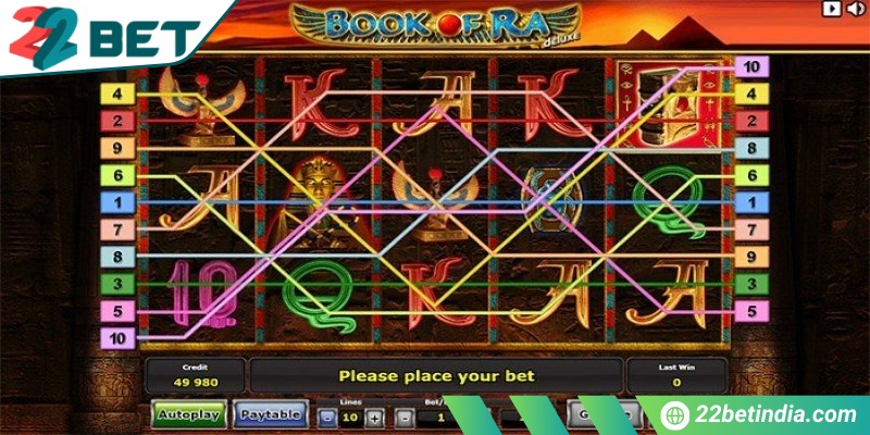 22Bet có các trò chơi slot nào- Quy tắc chơi slot game