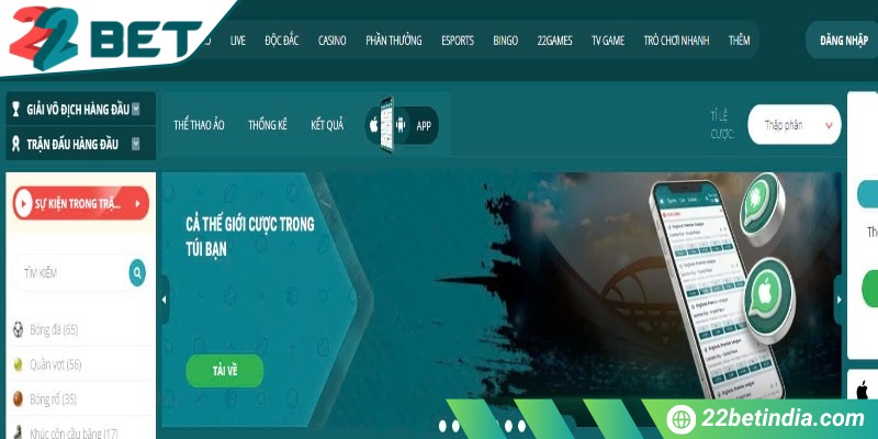 22Bet có uy tín không và cơ sở đánh giá nhà cái uy tín 1 Tìm hiểu chung về nhà cái 22Bet có uy tín không
